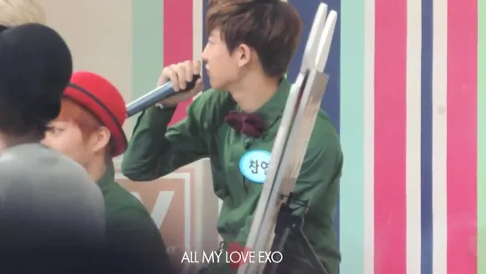 |FANCAM| 131219 Mnet Wide Open Studio (Chanyeol focus)