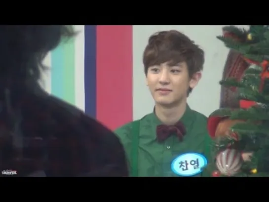 |FANCAM| 131219 Mnet Wide Open Studio (Chanyeol focus)