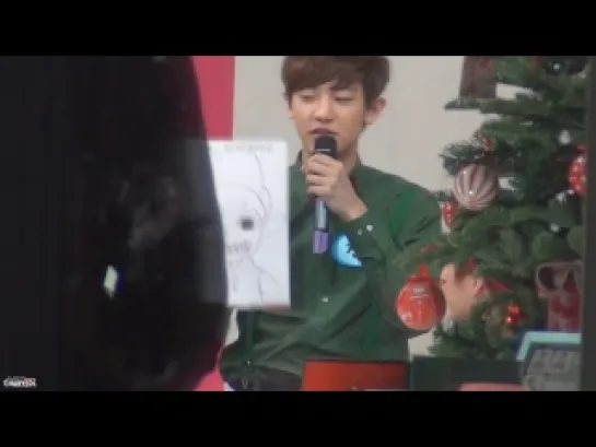 |FANCAM| 131219 Mnet Wide Open Studio (Chanyeol focus)