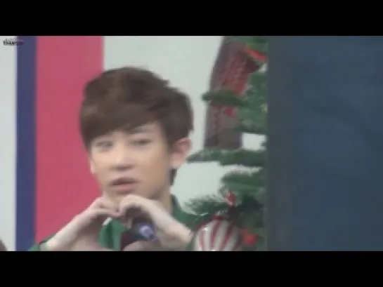 |FANCAM| 131219 Mnet Wide Open Studio (Chanyeol focus)