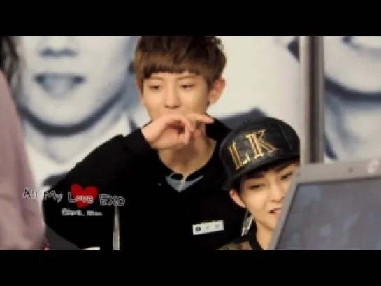 |FANCAM| 130905 Mnet The Music Open Studio (Chanyeol focus)