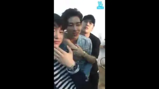 [V App] 160426 Скрытая камера GOT7 @ GOTing