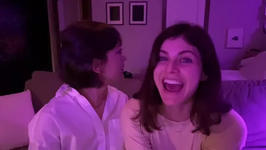 Reacting to Scary Movies   Alexandra Daddario