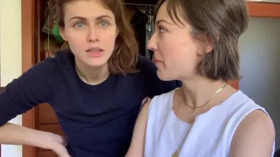 kate and morgan go through alexs closet   Alexandra Daddario