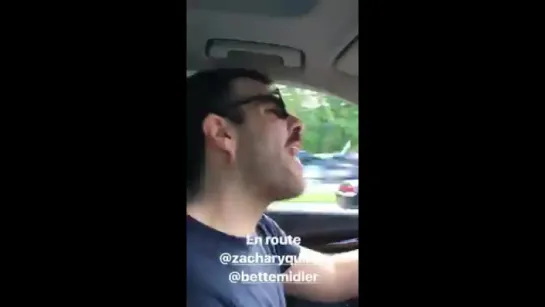 Zach singing - En route