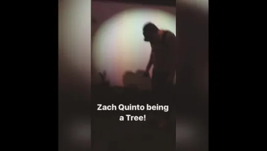 Zachary Quinto transforms into a tree