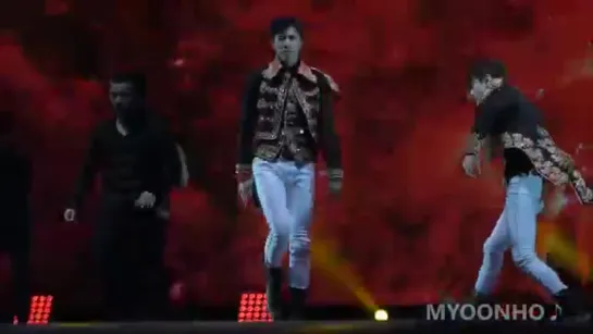 [윤호FANCAM] SMTユノ DUBAI Rising SUN YUNHO CHANGMIN 180406