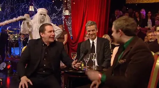 Peter Capaldi & Martin Freeman at Jools' Annual Hootenanny (2010)