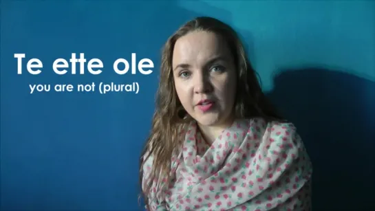 Finnish lesson 6. The verb to be (olla). - Opiskele suomea! Уроки финского язы