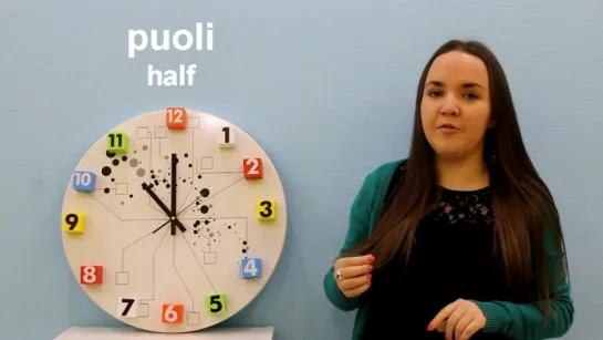 Finnish lesson 12. - What time is it Mitä kello on Opiskele suomea. Уроки финско