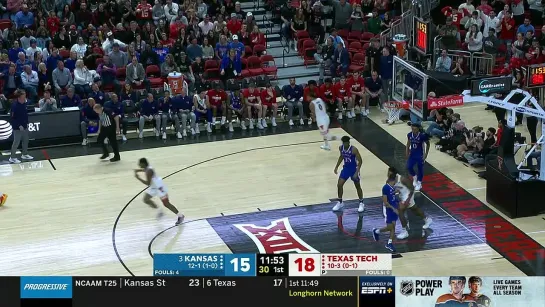 Kansas Jayhawks at Texas Tech Red Raiders 03.01.2023