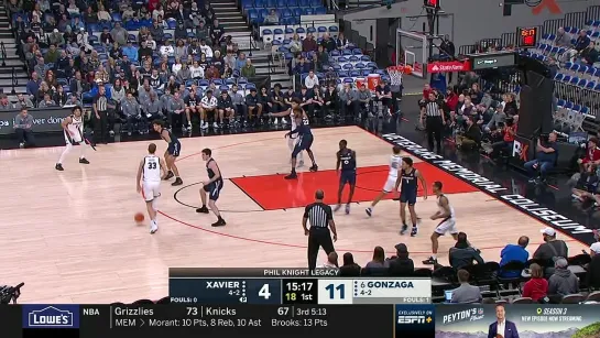 Xavier Musketeers at Gonzaga Bulldogs 27.11.2022