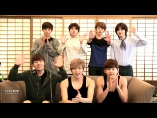 130601 INFINITE Japan Official Fanclub Renewal Video Message