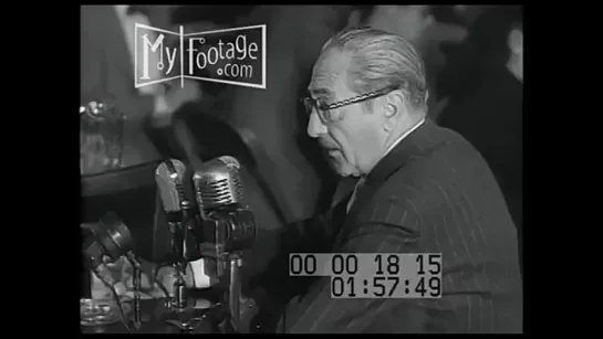 1947 Adolphe Menjou HUAC Testimony (Outtake)