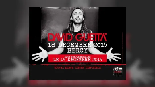 David Guetta @ AccorHotels Arena Paris, France (19/12/2015)