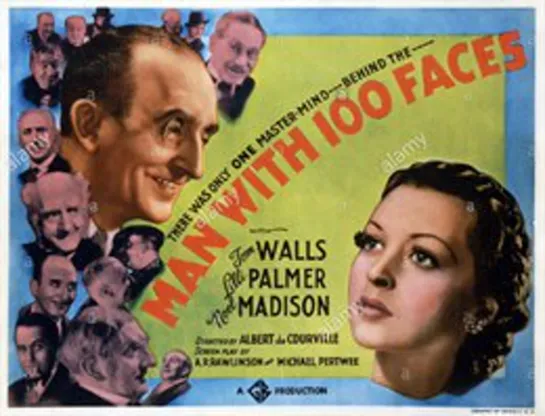 The Man with 100 Faces (1938)(Crackerjack) -1080p- Tom Walls, Lilli Palmer and Noel Madison