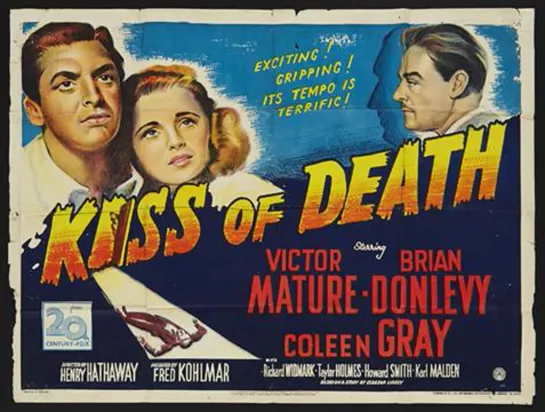 Kiss of Death (1947) -1080p- Victor Mature, Brian Donlevy, Coleen Gray