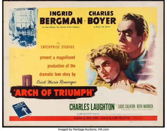 Arch of Triumph (1948) -720p- Ingrid Bergman, Charles Boyer, Charles Laughton, Louis Calhern