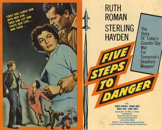 Five Steps to Danger (1957) -1080p- Ruth Roman, Sterling Hayden, Werner Klemperer