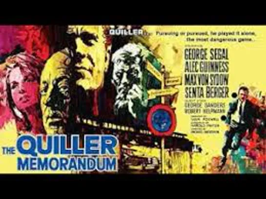 The Quiller Memorandum (1966) George Segal, Alec Guinness, Max von Sydow, Senta Berger