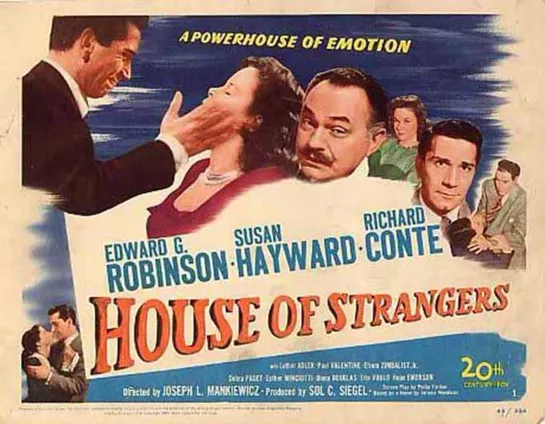 House of Strangers (1949) -1080p- Edward G. Robinson, Susan Hayward, Richard Conte