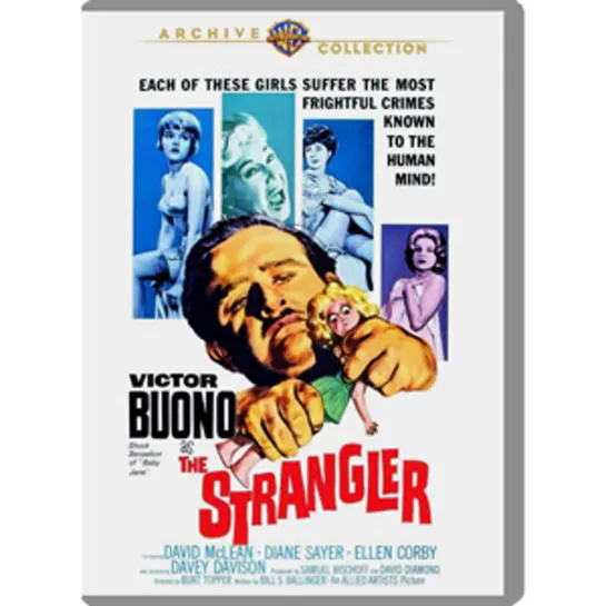 The Strangler (1964) -720p- Victor Buono, David McLean, Davey Davison, Ellen Corby