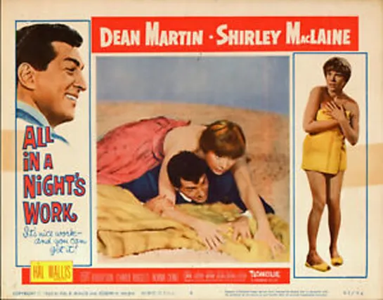 All In A Night's Work (1961) -720p- Dean Martin, Shirley MacLaine, Cliff Robertson