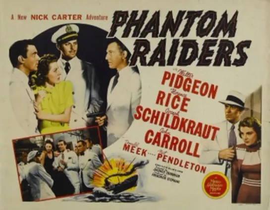 Phantom Raiders (1940) -1080p- Walter Pidgeon, Donald Meek, Joseph Schildkraut, Florence Rice