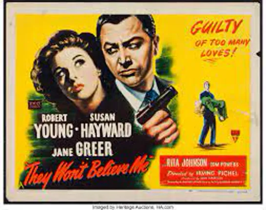 They Won't Believe Me (1947) -1080p- Robert Young, Susan Hayward and Jane Greer