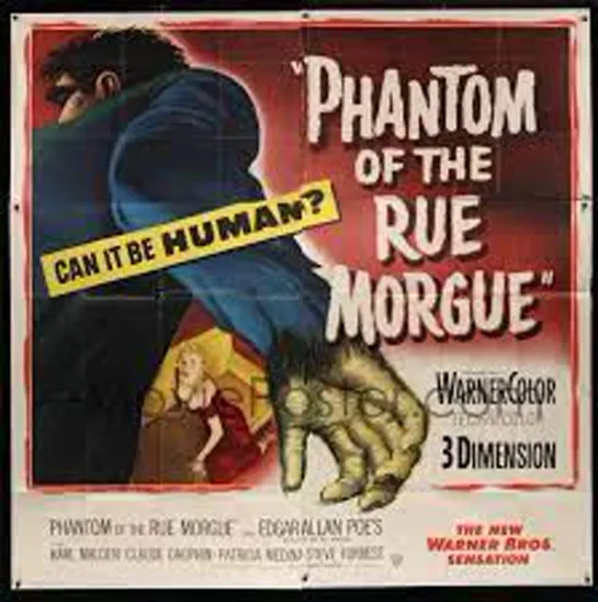 Phantom of the Rue Morgue (1954) Karl Malden, Claude Dauphin, Patricia Medina