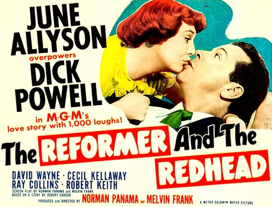 The Reformer and the Redhead (1950) June Allyson, Dick Powell, David Wayne