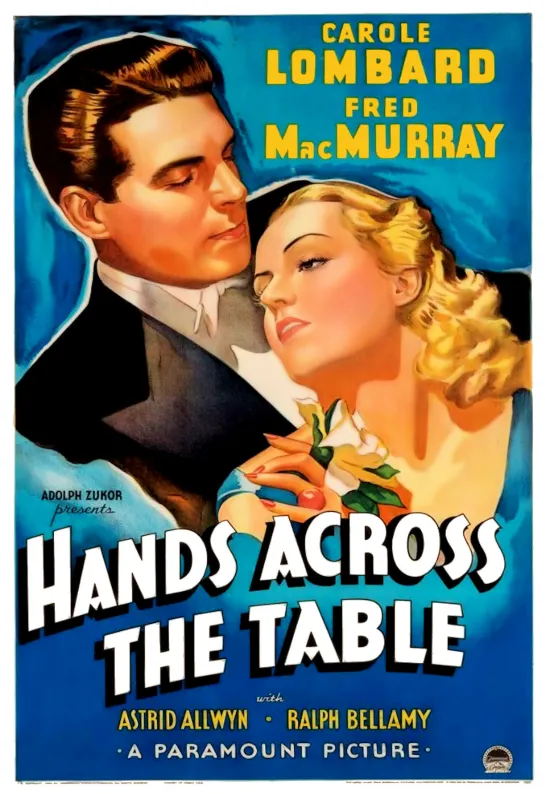 *Hands Across the Table (1935) -720p- Carole Lombard, Fred MacMurray, Ralph Bellamy