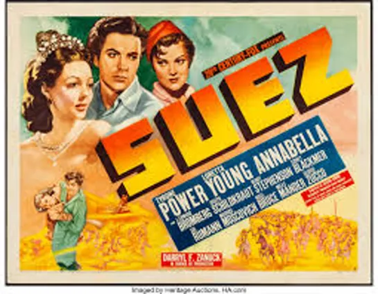 Suez (1938) 720p Tyrone Power, Loretta Young, Annabella