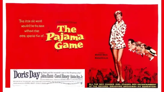 The Pajama Game (1957) -1080p- Doris Day, John Raitt, Carol Haney.