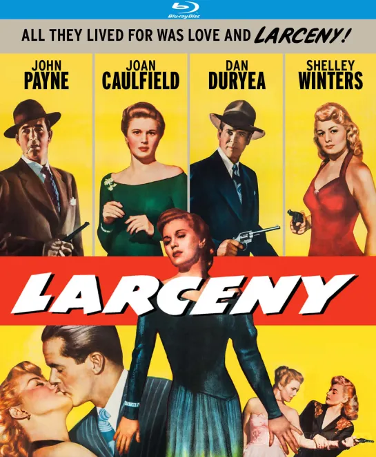 Larceny (1948) -720p- John Payne, Dan Duryea, Shelley Winters