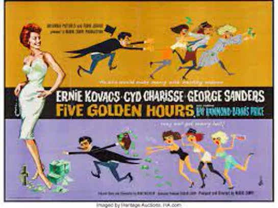 Five Golden Hours (1961) Ernie Kovacs, Cyd Charisse, George Sanders