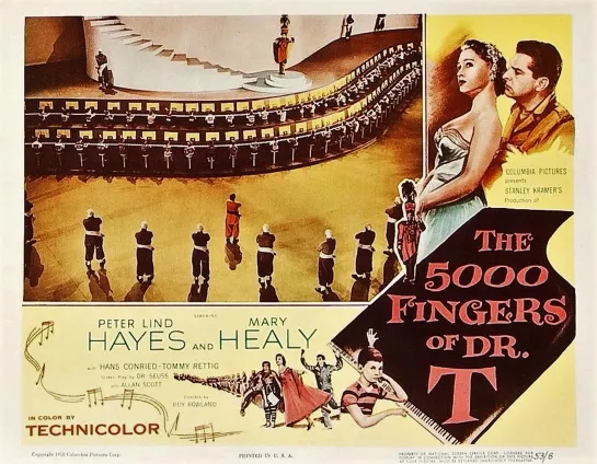 The 5,000 fingers of Dr. T. (1953) -1080p- Peter Lind Hayes, Mary Healy, Hans Conried, Tommy Rettig