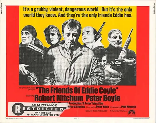 The Friends Of Eddie Coyle (1973) -1080p- Robert Mitchum, Peter Boyle, Richard Jordan