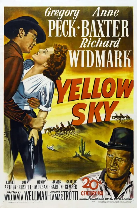 Yellow Sky (1948) -720p- Gregory Peck, Anne Baxter, Richard Widmark