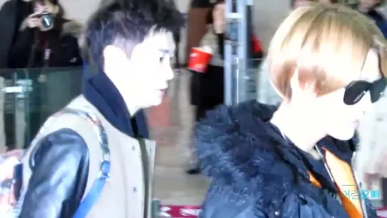 [FANCAM] 20.02.13: Ильхун @ Gimpo Airport