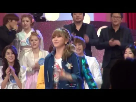 [FANCAM] [29.01.2013] SungJae & 4minute's SoHyun  'Troublemaker' @ KBS Lunar Year Battle! Idol Gayo Stage