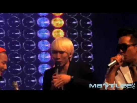 [FANCAM][12.05.07] Eunkwang's Rap with Mighty Mouth @ MTV Studio C