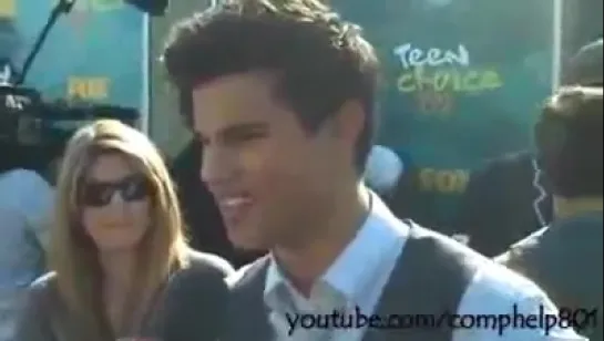 Teen Choice Awards 2009 : Taylor Lautner interview