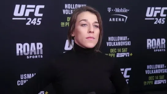 joanna jedrzejczyk - ufc 245 guest fighter interview /14.12.2019, rus subs/