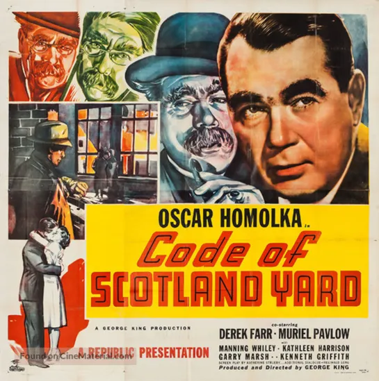 Code of Scotland Yard (1947)(The Shop At Sly Corner) Oskar Homolka, Derek Farr, Muriel Pavlow