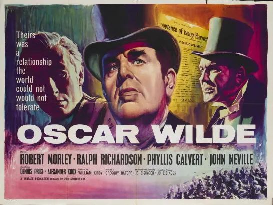 Oscar Wilde (1960) -720p- Robert Morley, Ralph Richardson, Phyllis Calvert