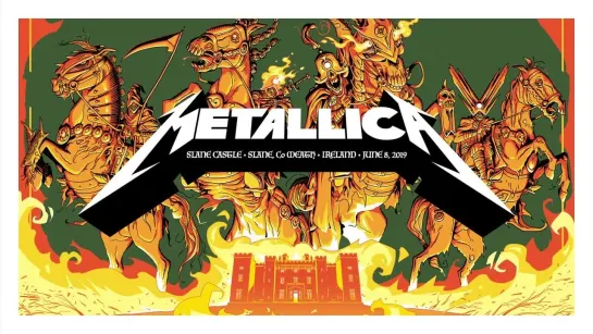 Metallica- Live at Slane Castle - Meath, Ireland .