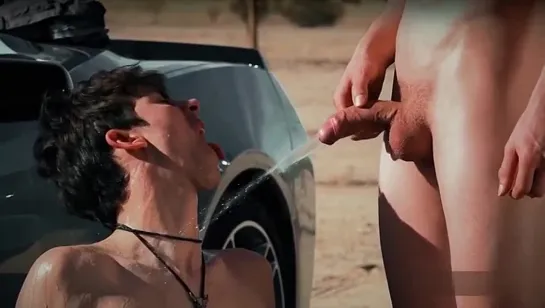 Piss on the Hitchhiker Twink After Fucking Him