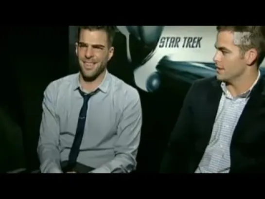 Zach Quinto & Chris Pine singing FraggleRock