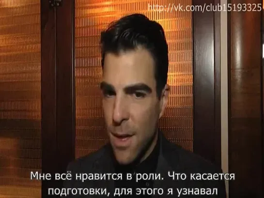 Zachary Quinto The Glass Menagerie Opening Night (rus sub)